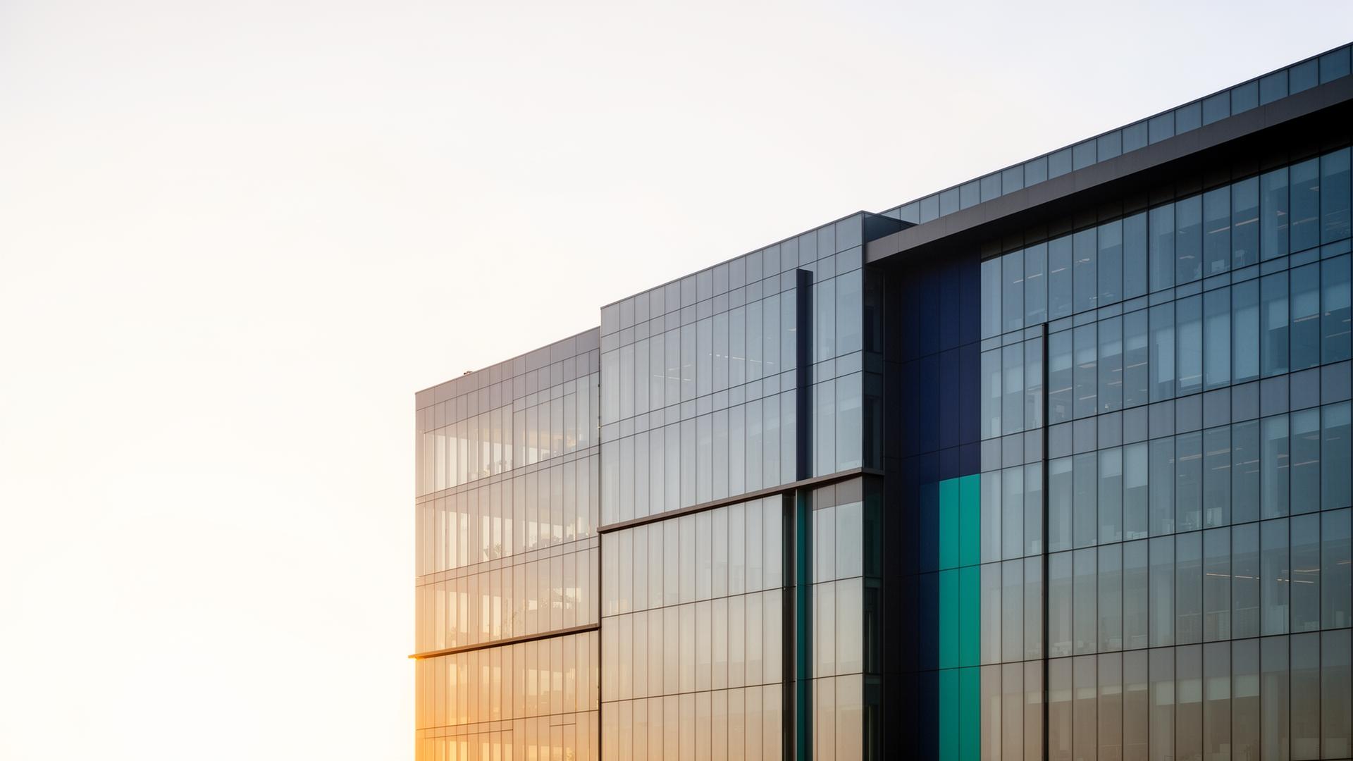 Modern corporate building